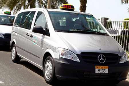 New taxis in Abu Dhabi